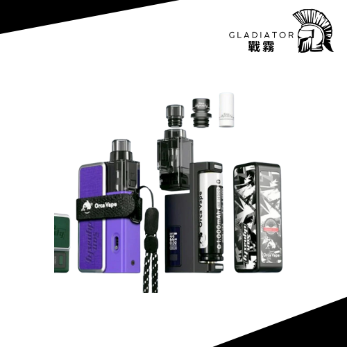 【小煙主機】San Dynasty小海豚 2ml空倉×2+1000mAh可拆電池+掛繩