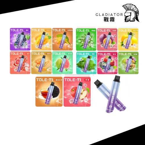 【一次性】Ｔ1 一次性 一萬口 主機 可充電 買十送一