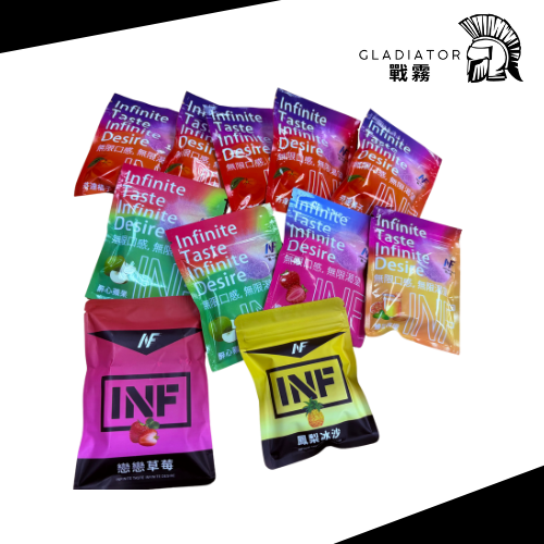 【拋棄式】INF煙彈 特價出清 斷貨系列(一盒3入) 3% 通用 悅克一代/SP2 主機